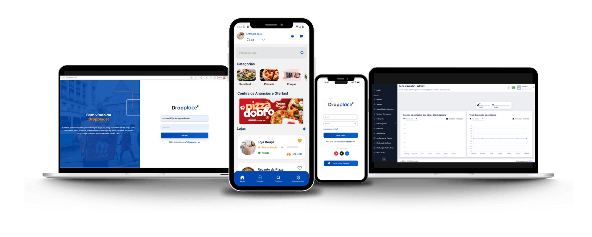 Dropplace aplicações